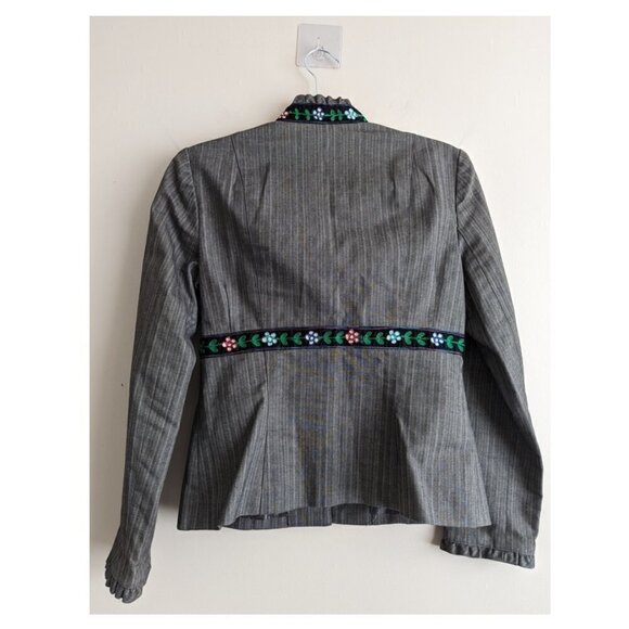 Nanette Lapore floral embroidered shirt jacket - Picture 3 of 9